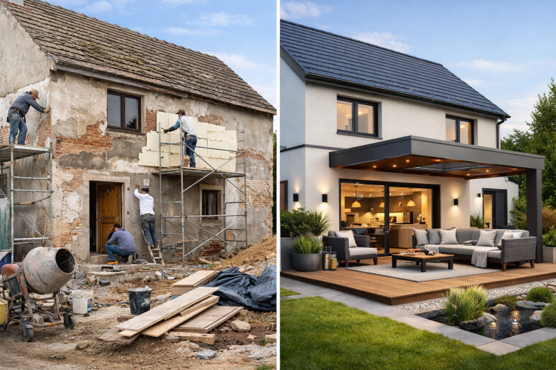 Rénovation de maison pour améliorer l’esthétique, le confort et la fonctionnalité du domicile