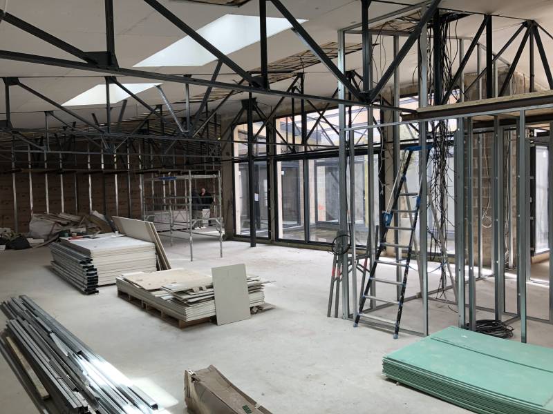 Restructuration d'un Loft industriel avec création d'un plancher en béton à Nancy